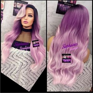 Human Hair Blended lace front wig 💕